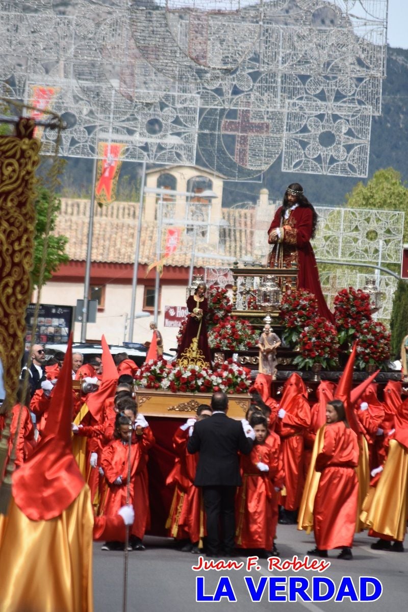 El Señor del Balcón abre la procesión del Encuentro en Caravaca de la Cruz