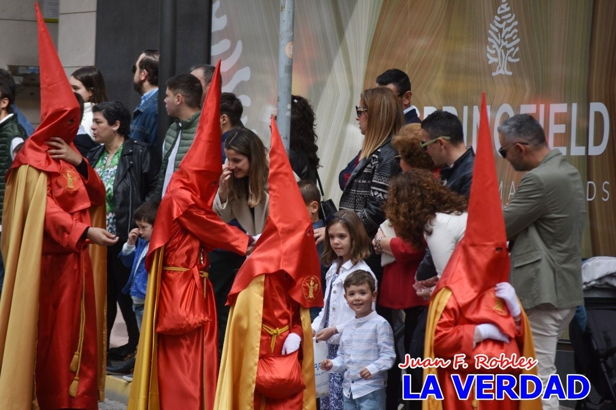 El Señor del Balcón abre la procesión del Encuentro en Caravaca de la Cruz