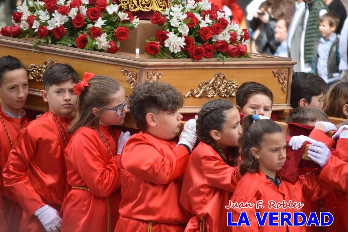 El Señor del Balcón abre la procesión del Encuentro en Caravaca de la Cruz