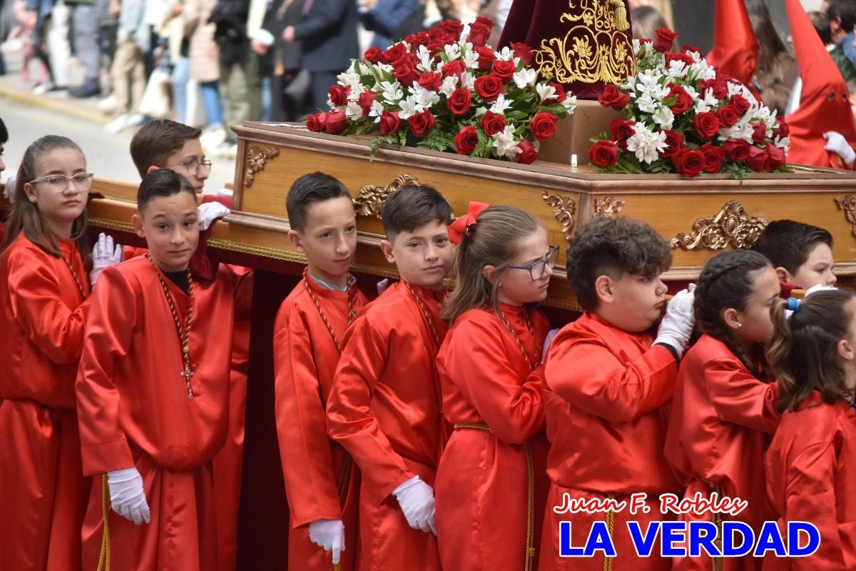 El Señor del Balcón abre la procesión del Encuentro en Caravaca de la Cruz