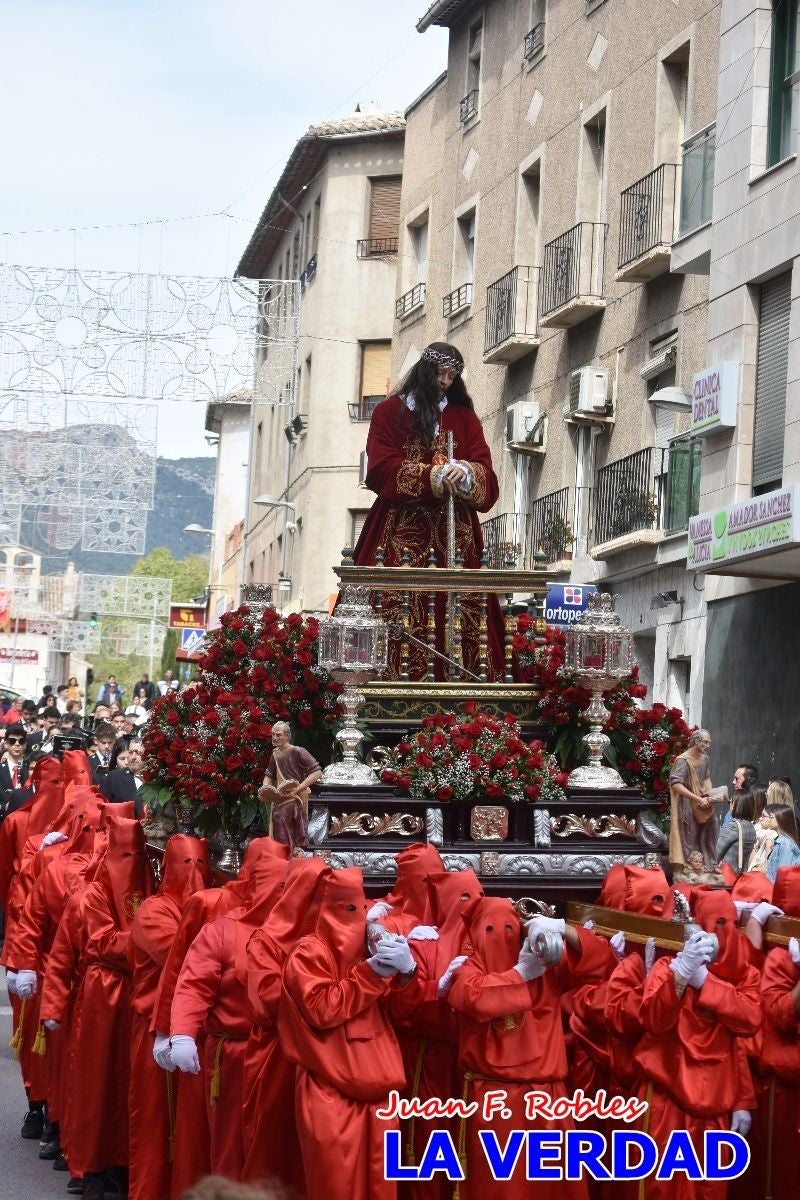 El Señor del Balcón abre la procesión del Encuentro en Caravaca de la Cruz