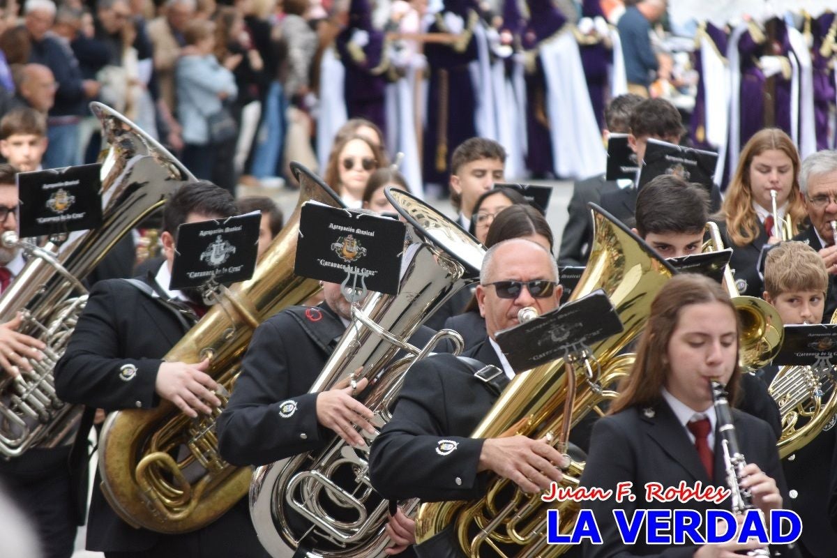 El Señor del Balcón abre la procesión del Encuentro en Caravaca de la Cruz