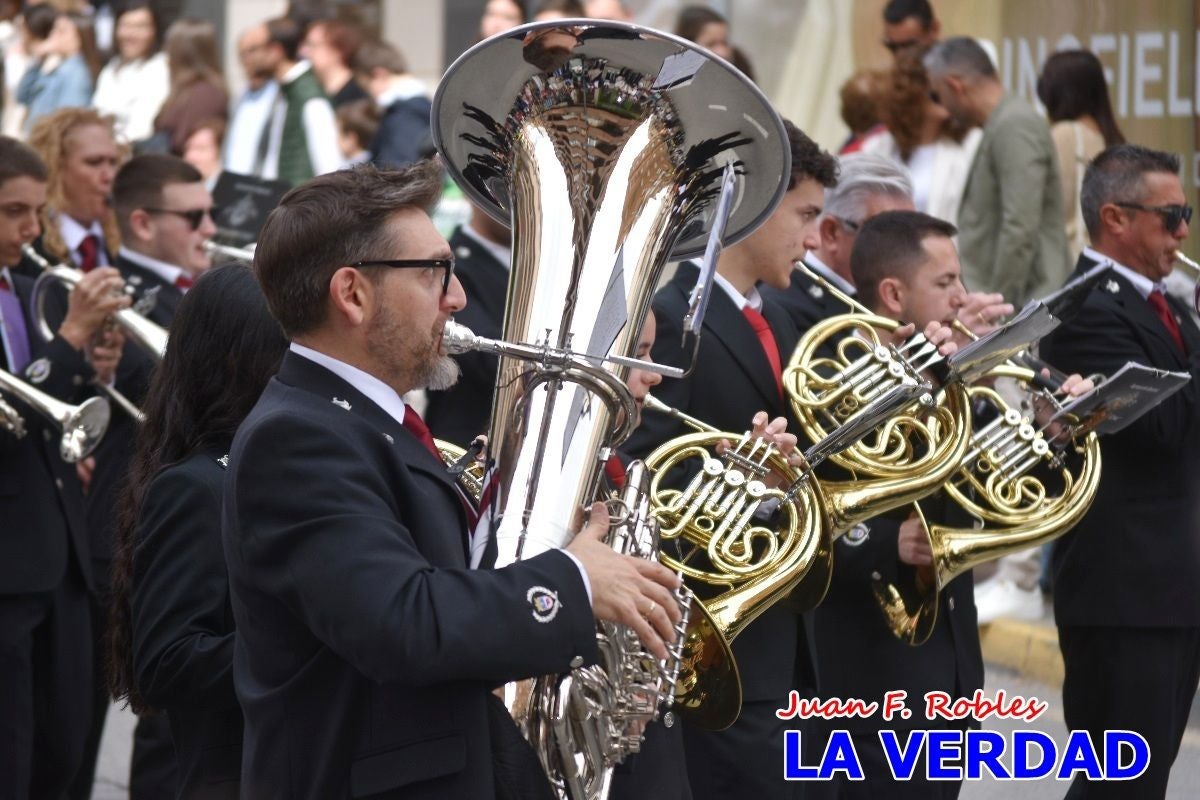 El Señor del Balcón abre la procesión del Encuentro en Caravaca de la Cruz