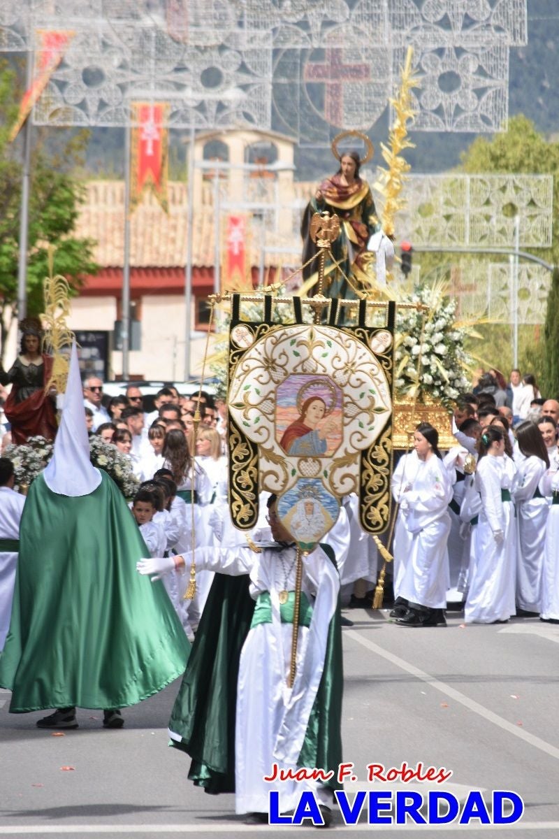 San Juan marca el paso en «El Encuentro» de Viernes Santo en Caravaca de la Cruz