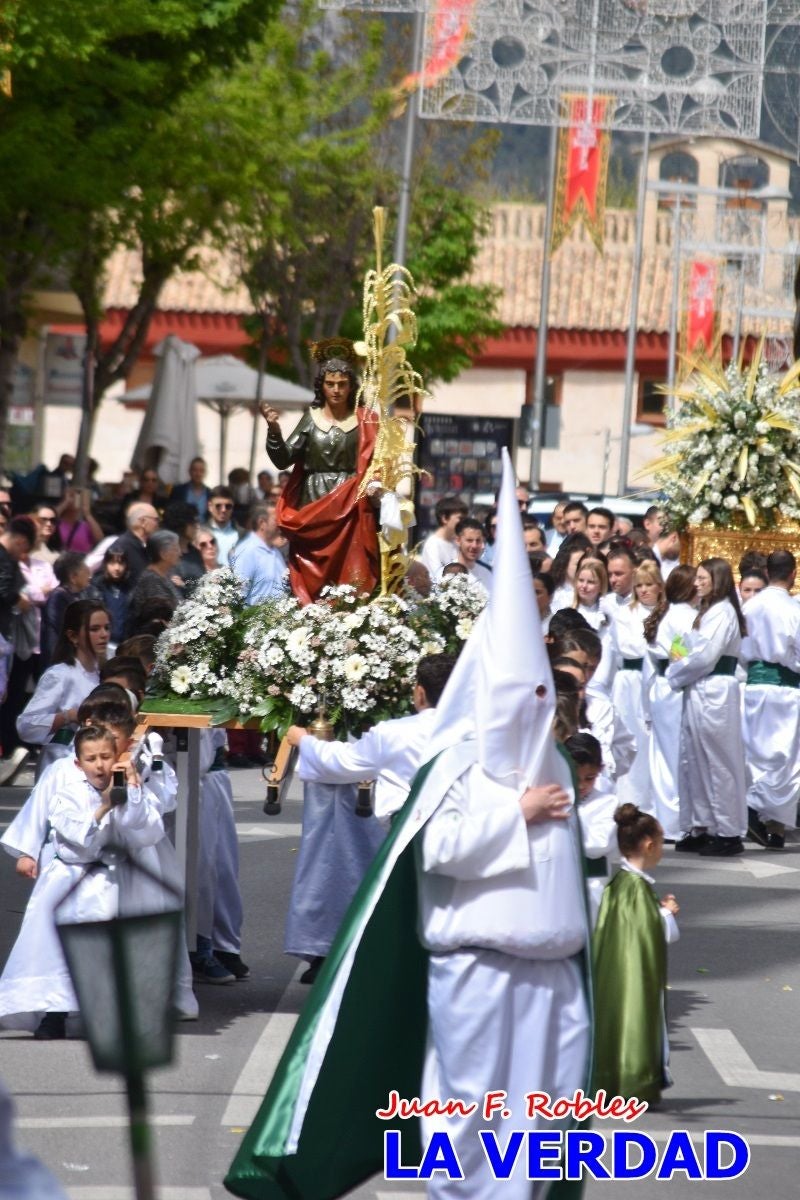 San Juan marca el paso en «El Encuentro» de Viernes Santo en Caravaca de la Cruz