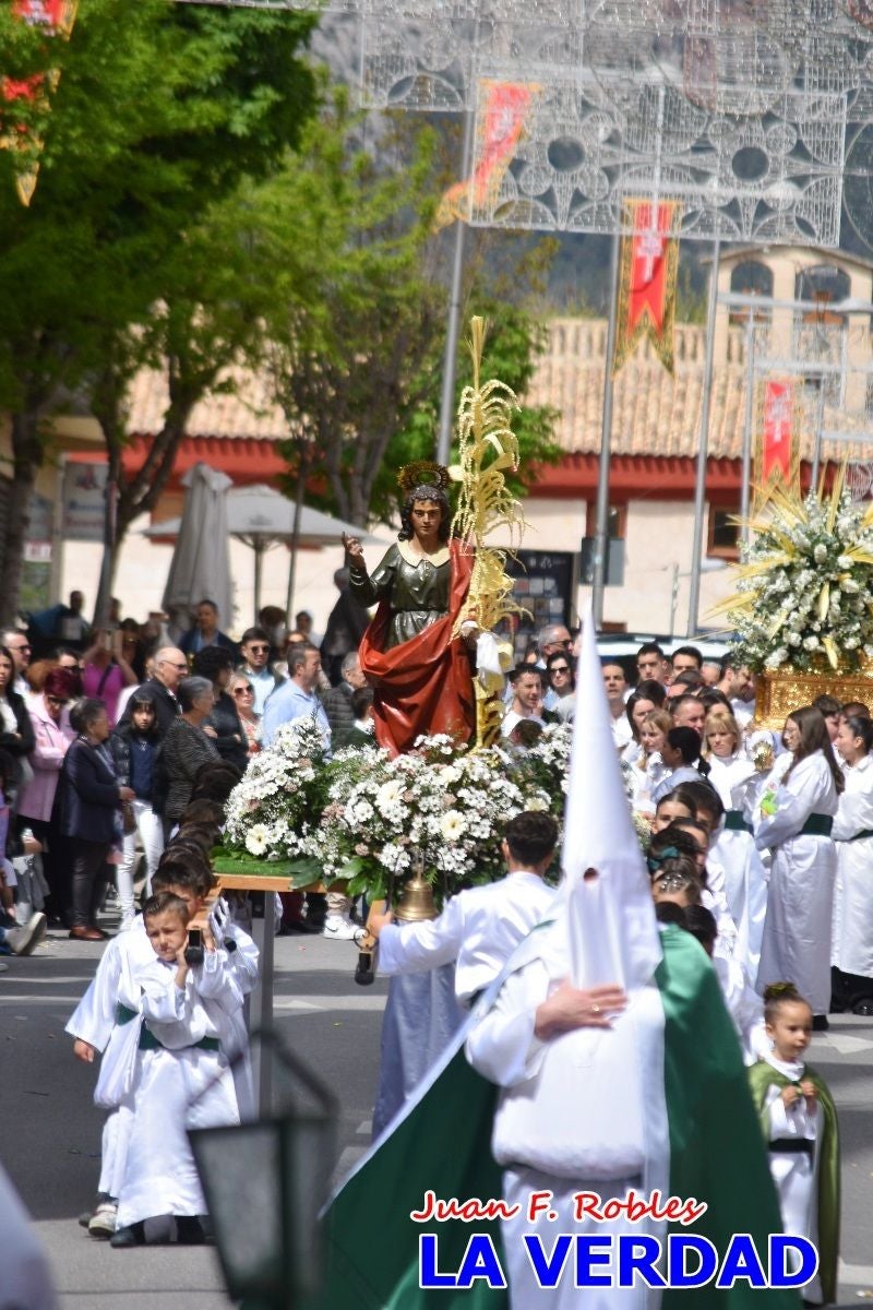 San Juan marca el paso en «El Encuentro» de Viernes Santo en Caravaca de la Cruz