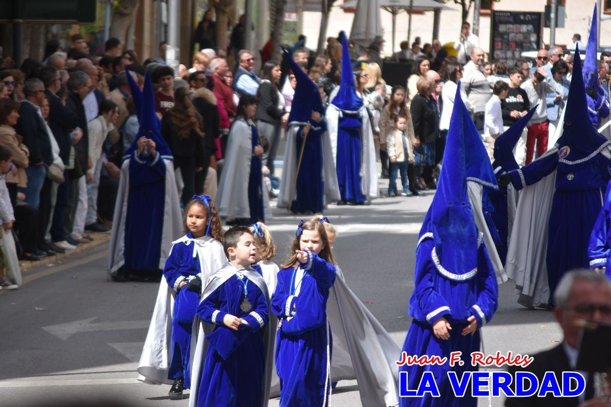 Nuestra Señora de los Dolores camina hacia «El Encuentro» por Caravaca de la Cruz