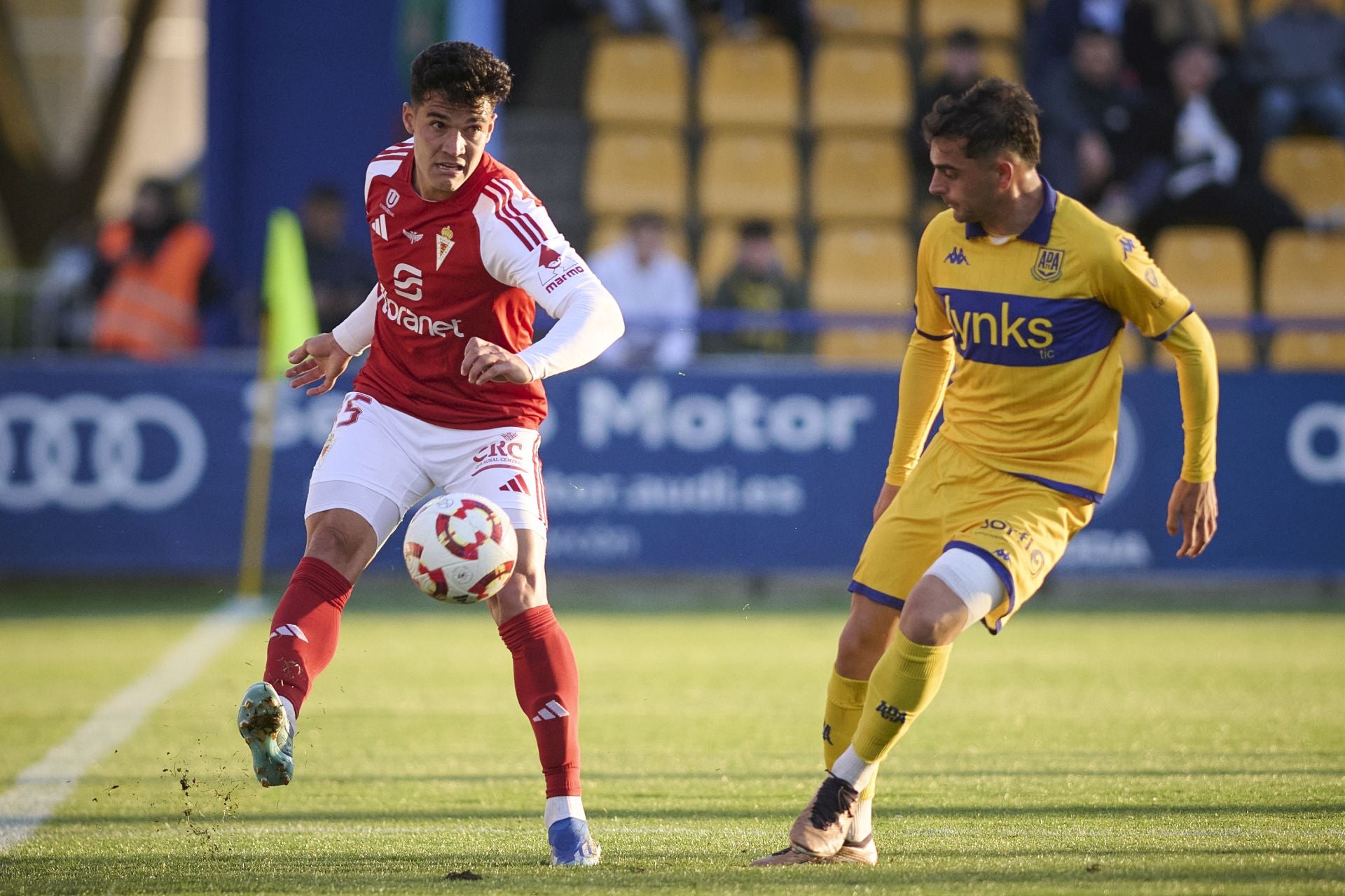 La derrota del Real Murcia frente al Alcorcón, en imágenes