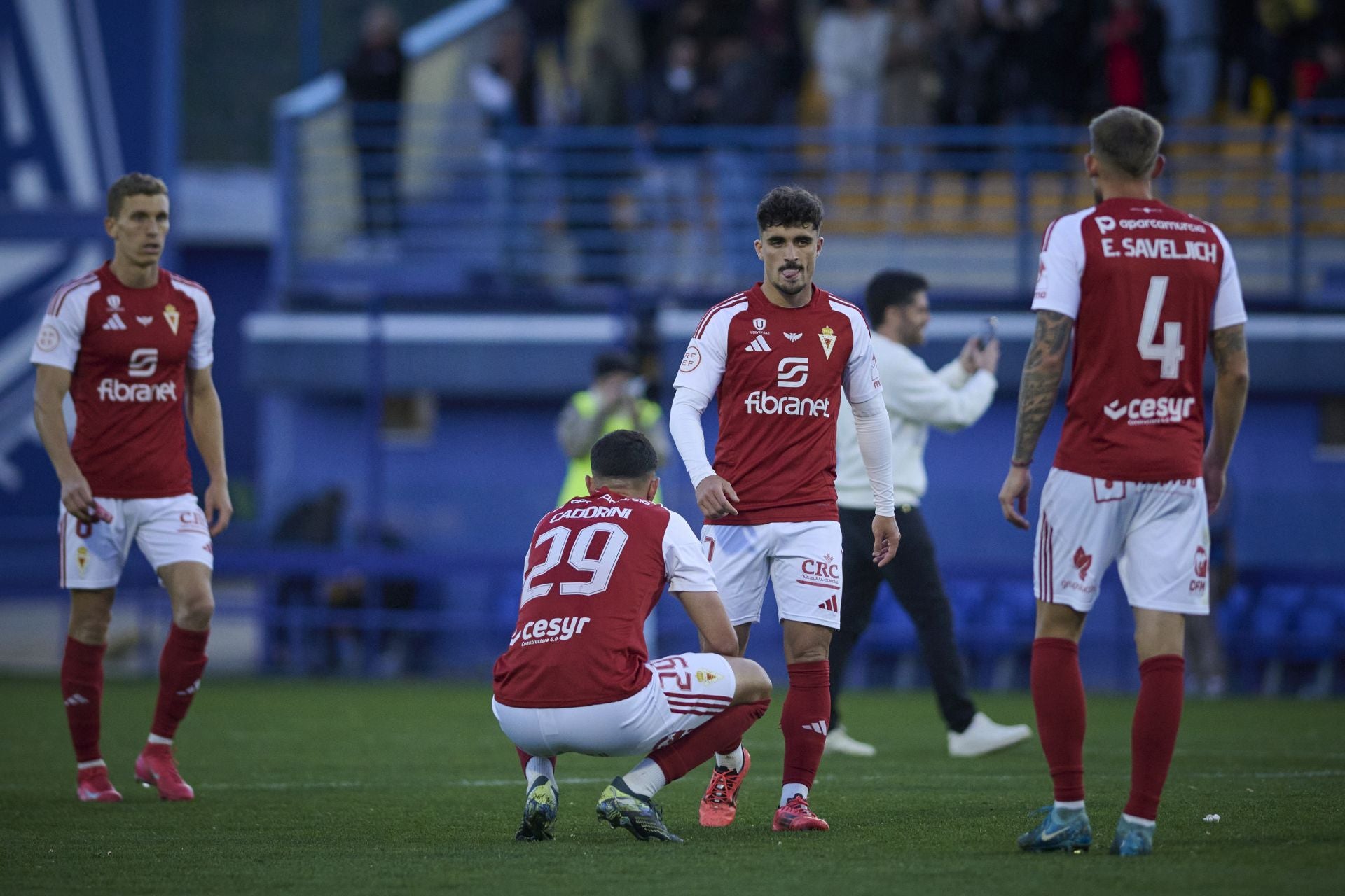 La derrota del Real Murcia frente al Alcorcón, en imágenes