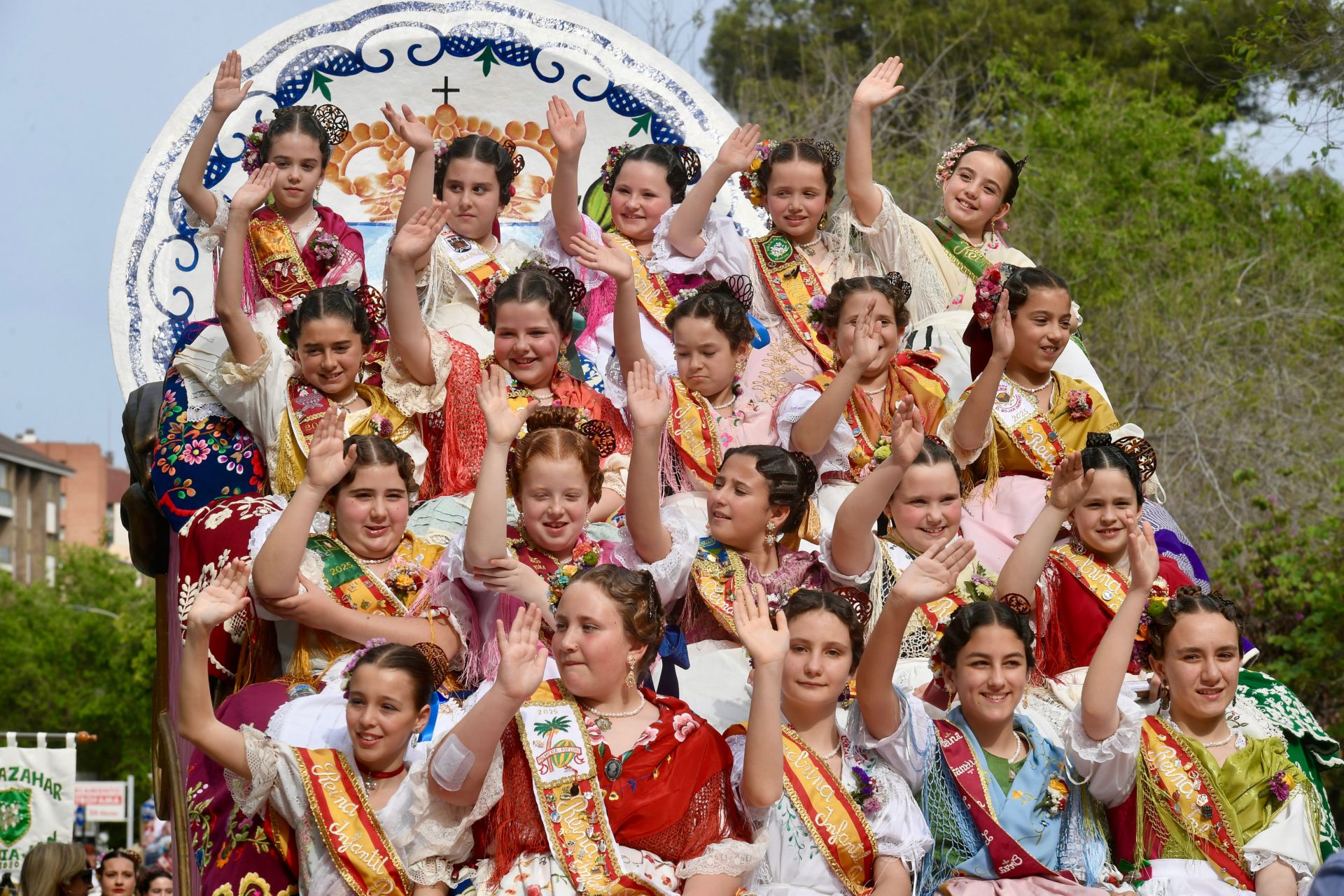 En imágenes, el Bando de la Huerta Infantil de Murcia