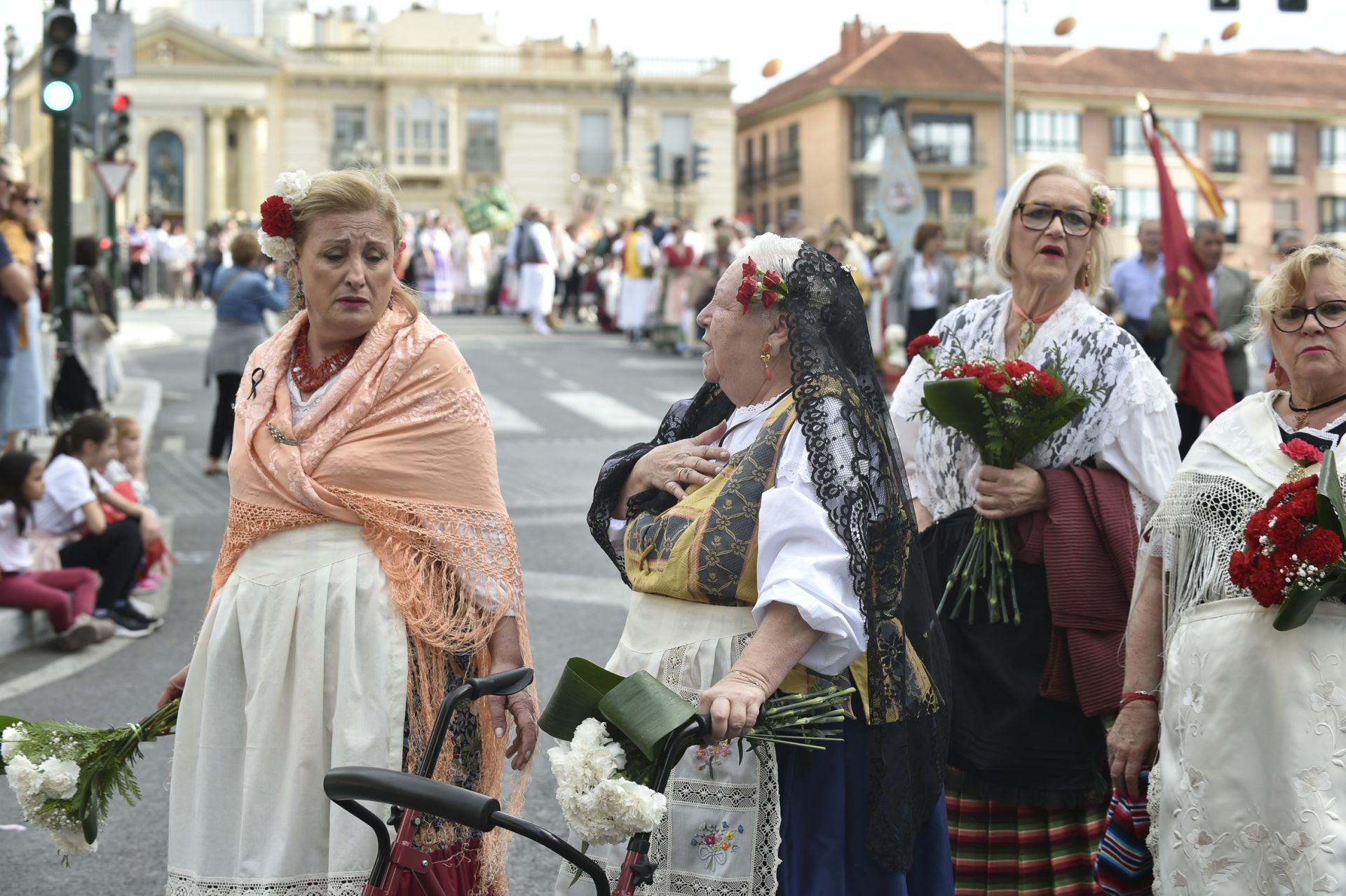 Ofrenda a la Virgen de la Fuensanta, en imágenes