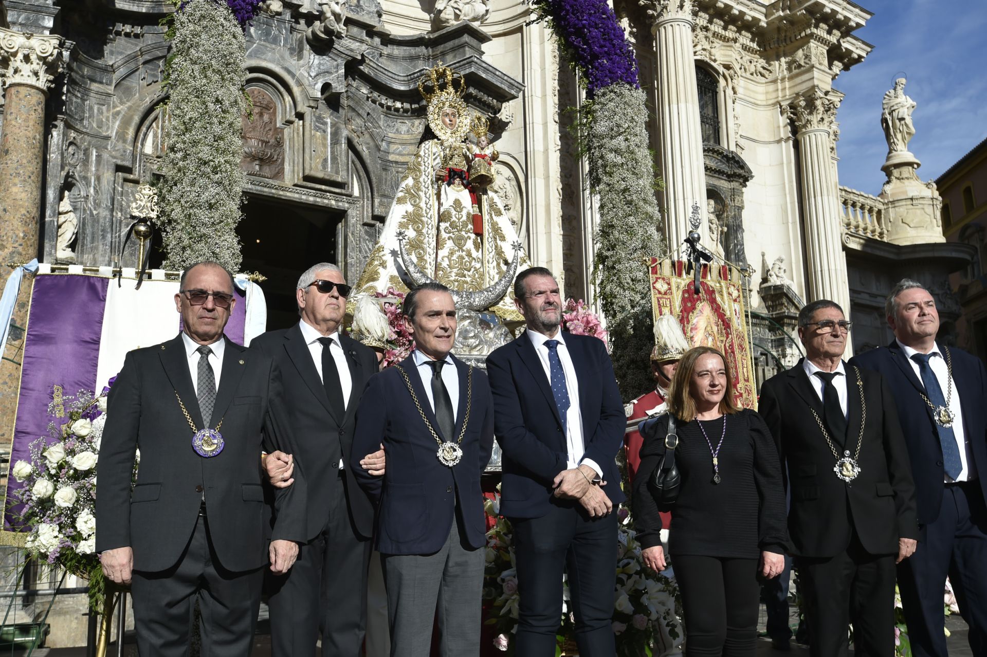 Ofrenda a la Virgen de la Fuensanta, en imágenes