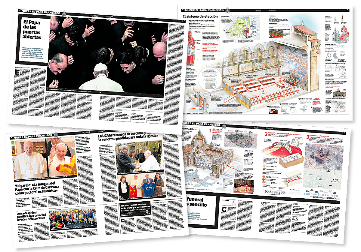LA VERDAD publica este martes un amplio especial sobre el Papa Francisco en su diario de papel