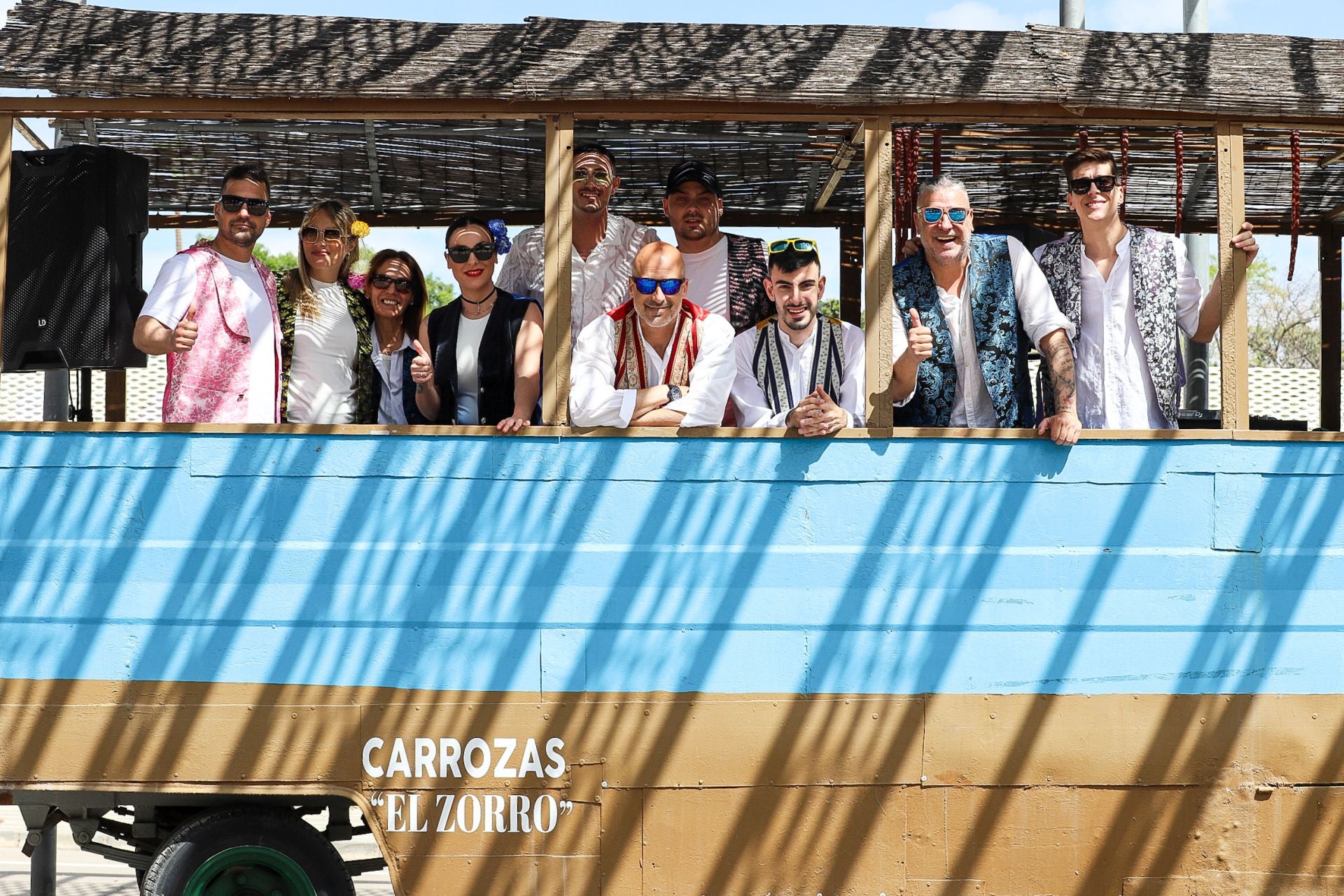En imágenes, los huertanos inundan las calles del centro de Murcia
