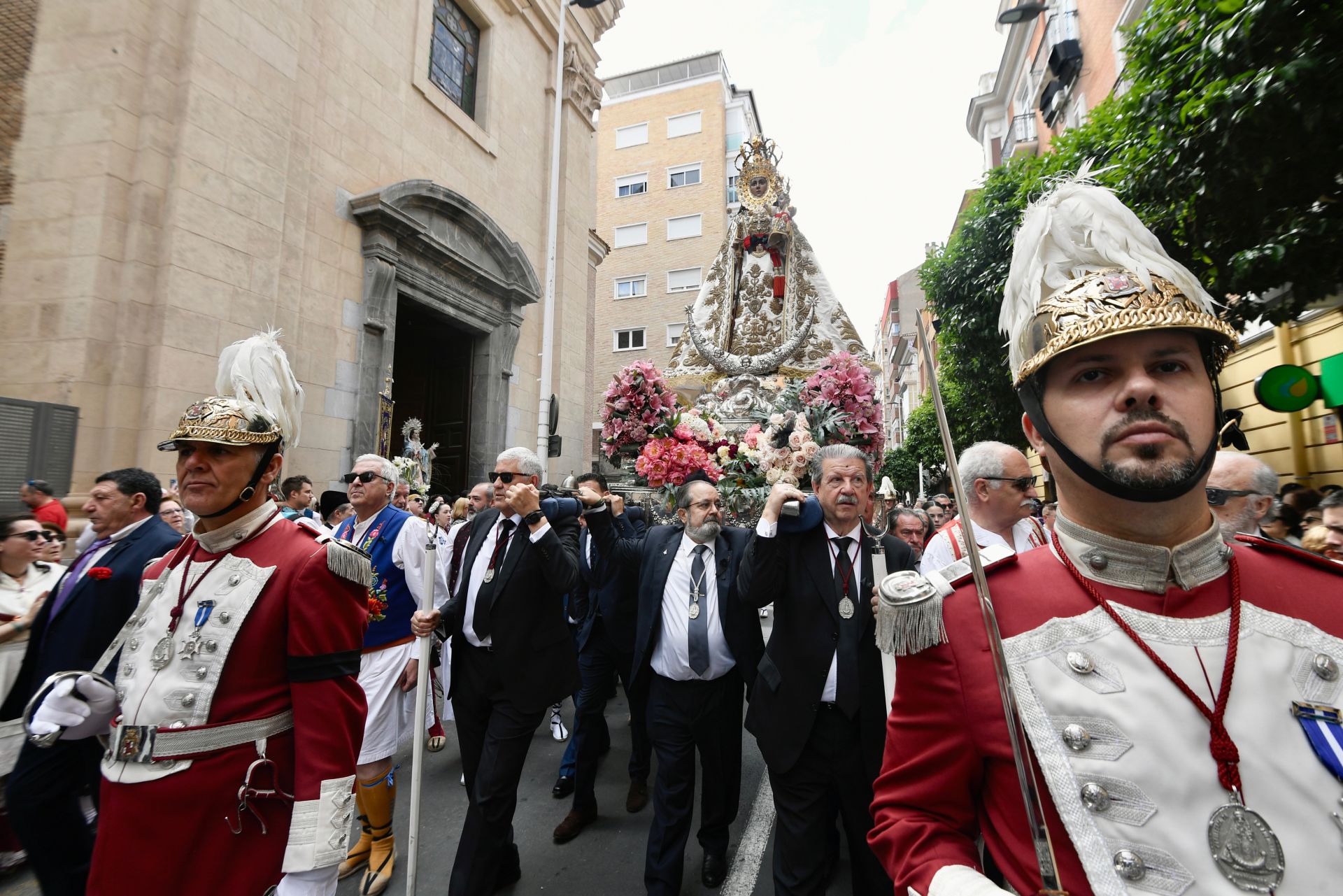 La misa huertana en la plaza Belluga de Murcia, en imágenes