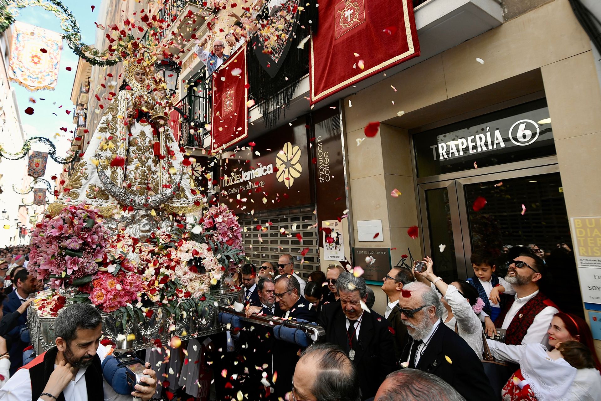La misa huertana en la plaza Belluga de Murcia, en imágenes