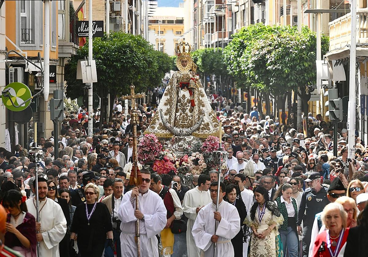 La misa huertana en la plaza Belluga de Murcia, en imágenes