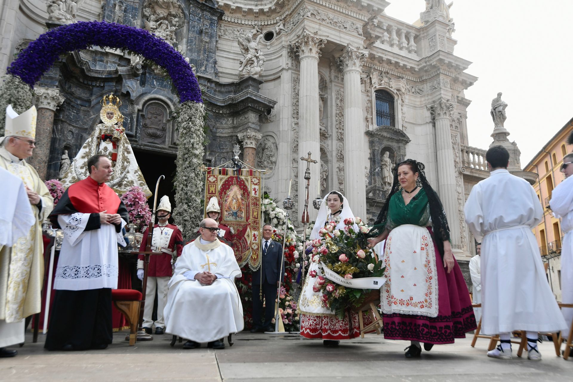La misa huertana en la plaza Belluga de Murcia, en imágenes