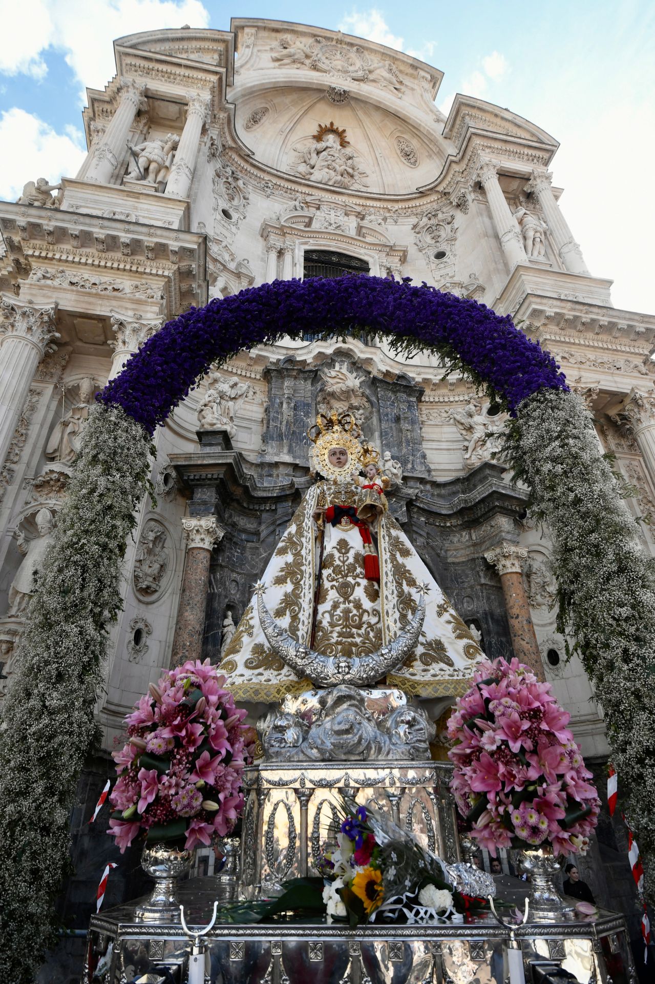 La misa huertana en la plaza Belluga de Murcia, en imágenes