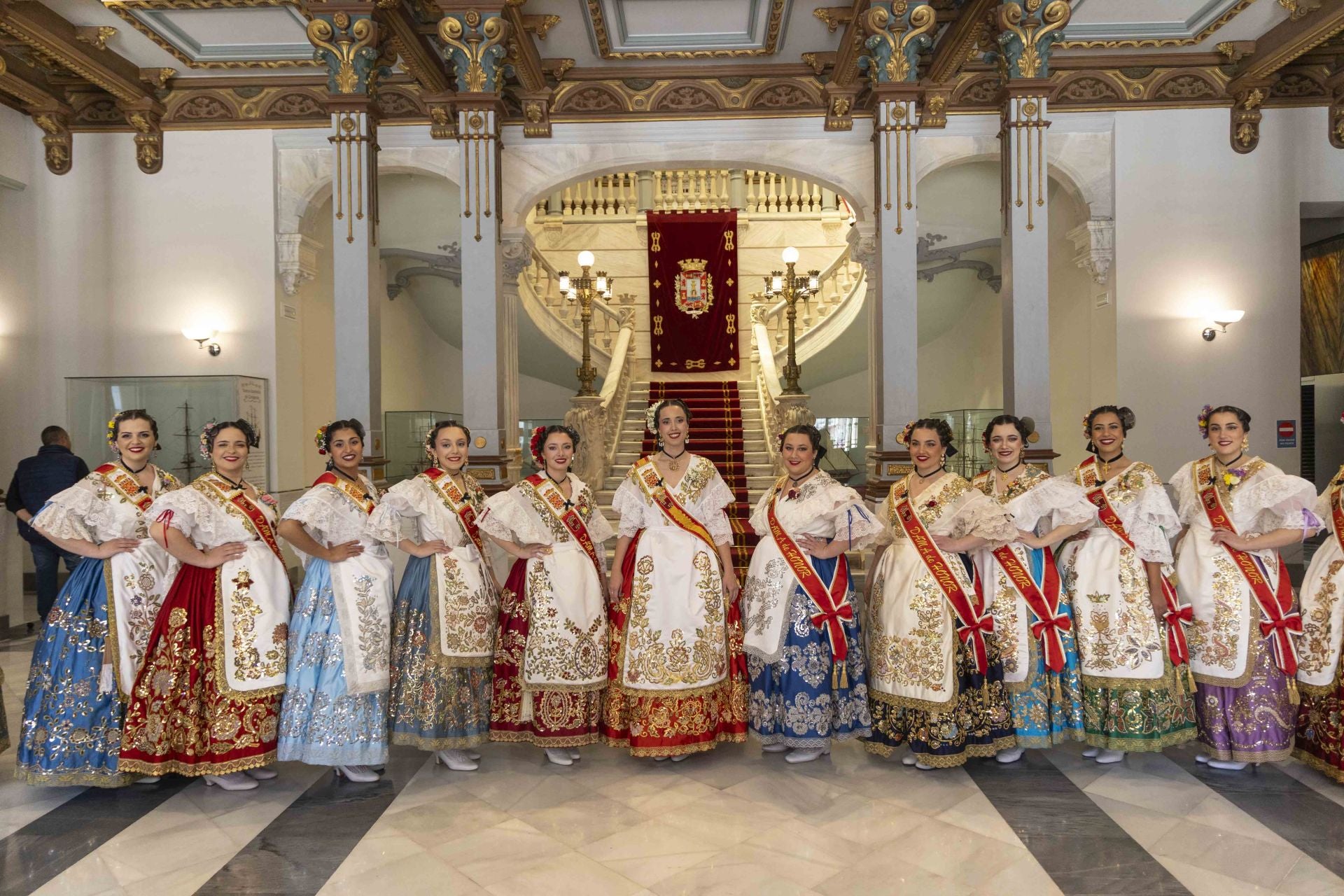Las imágenes de la visita de las reinas de la huerta a Cartagena