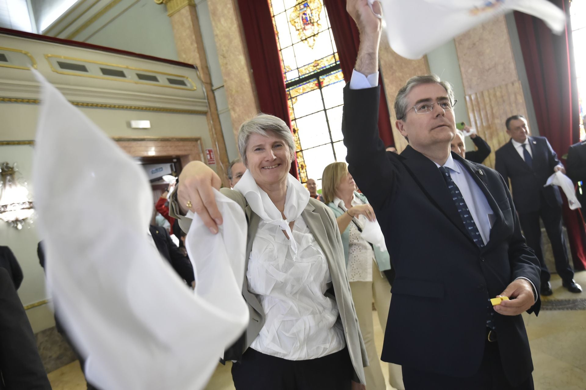 La misa sardinera y la recepción en el Ayuntamiento de Murcia, en imágenes