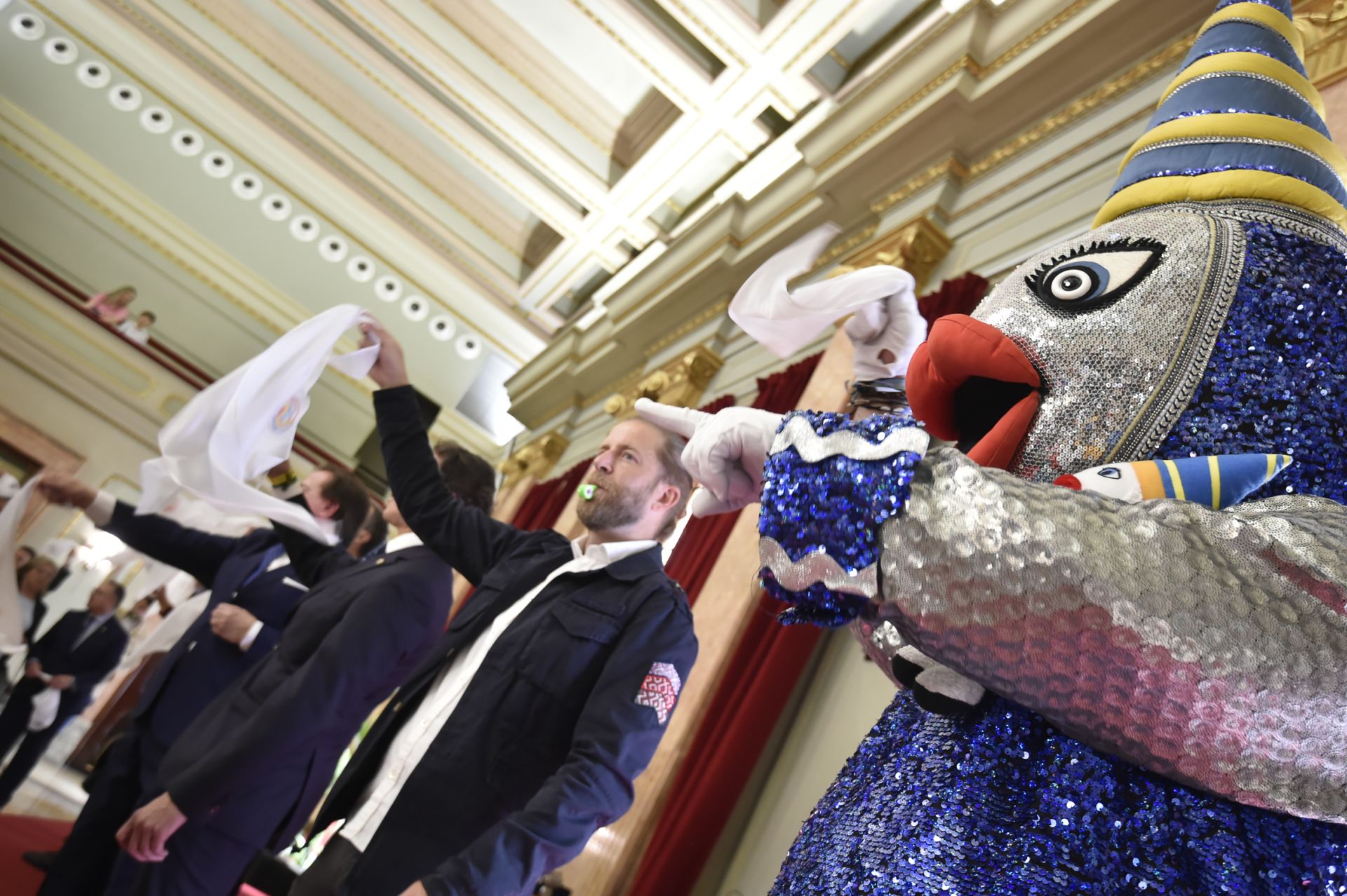 La misa sardinera y la recepción en el Ayuntamiento de Murcia, en imágenes