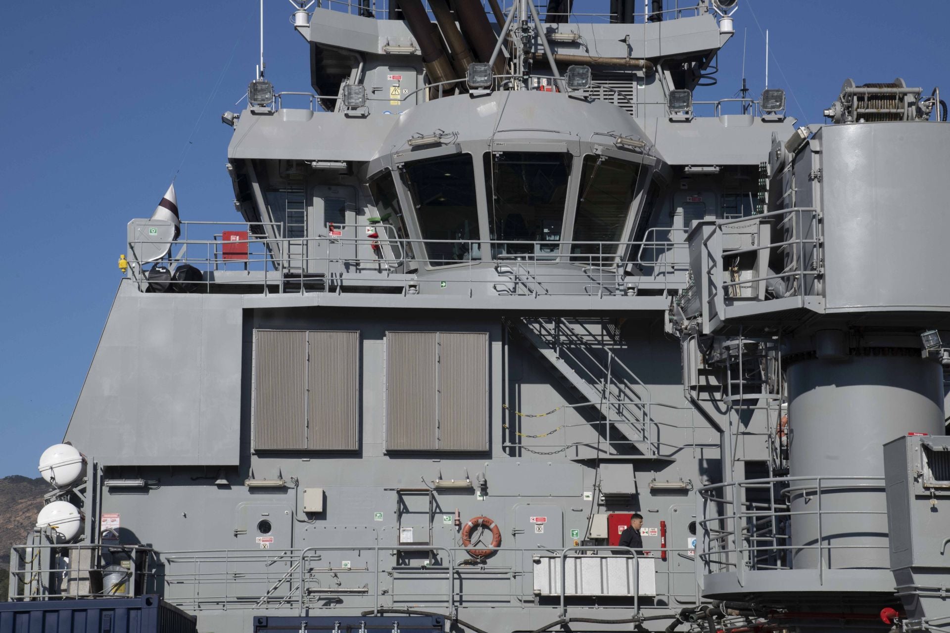 Recorrido en imágenes por el buque &#039;Cartagena&#039;