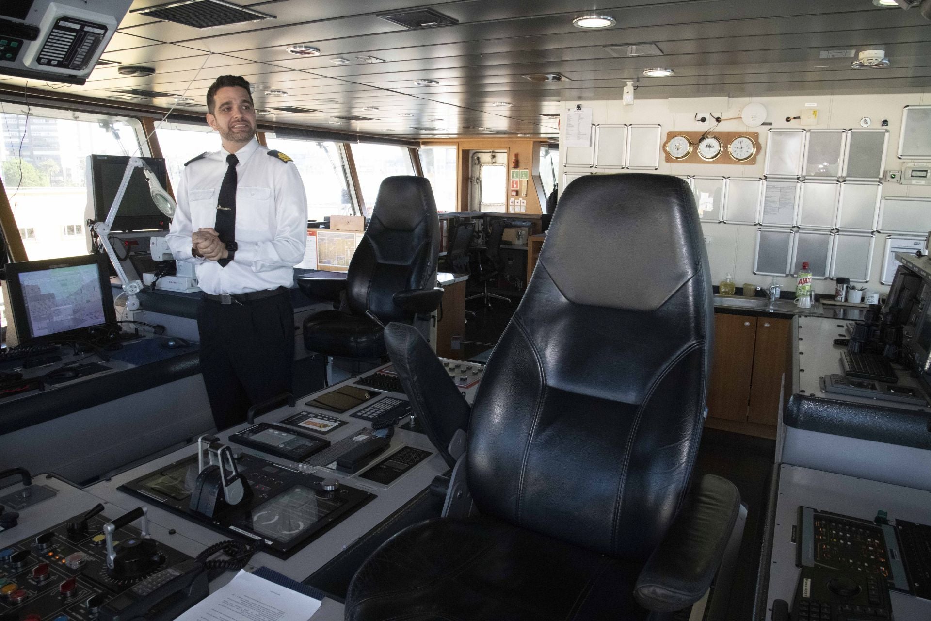 Recorrido en imágenes por el buque &#039;Cartagena&#039;