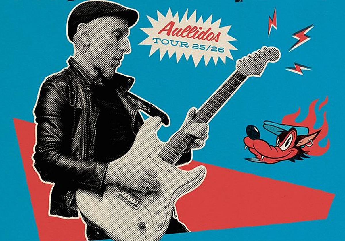 Detalle del cartel de la gira.