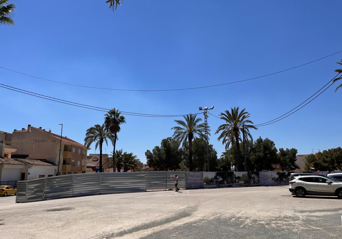 Estado actual del antiguo recinto ferial.