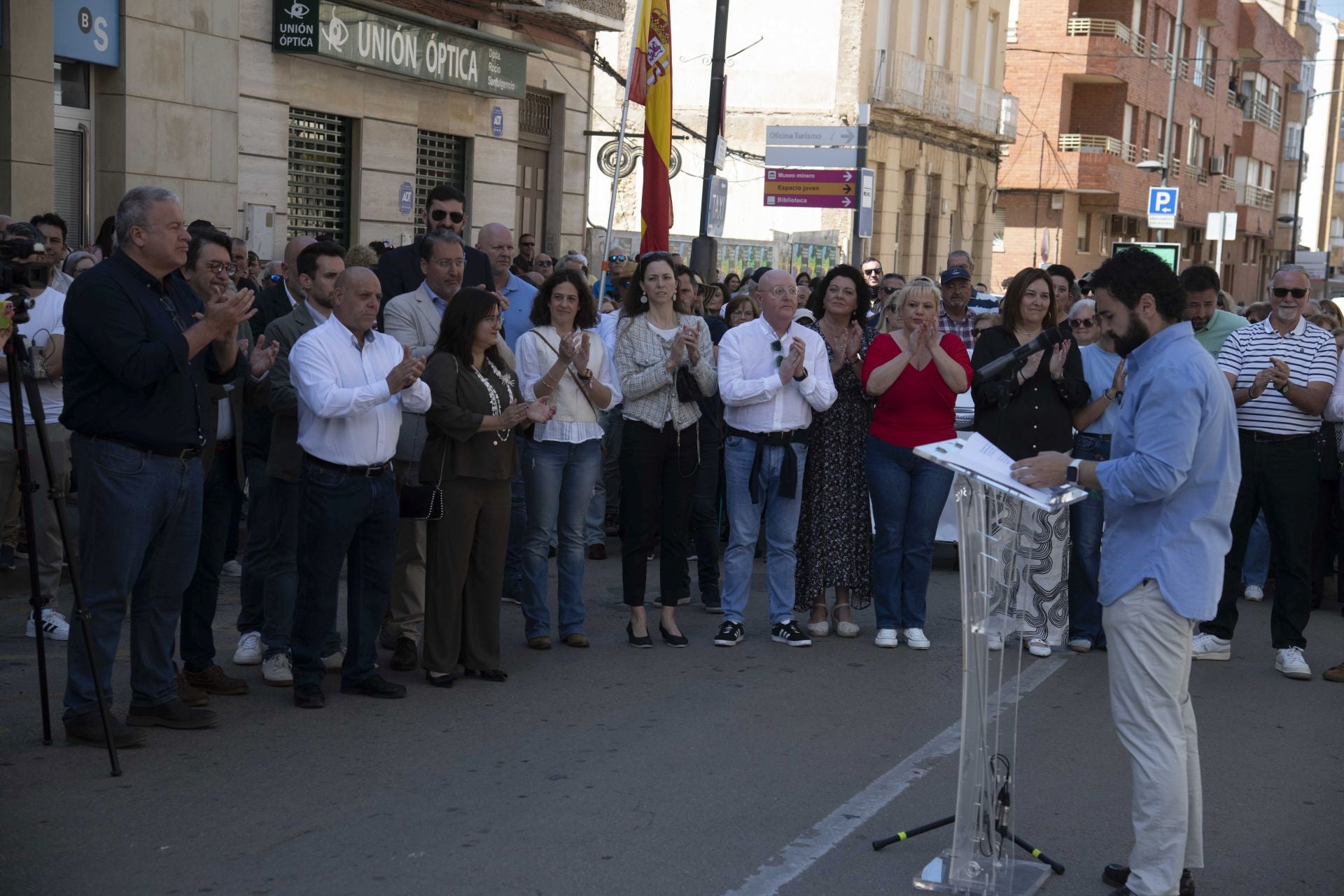 La concentración en La Unión contra el sellado de Portmán, en imágenes