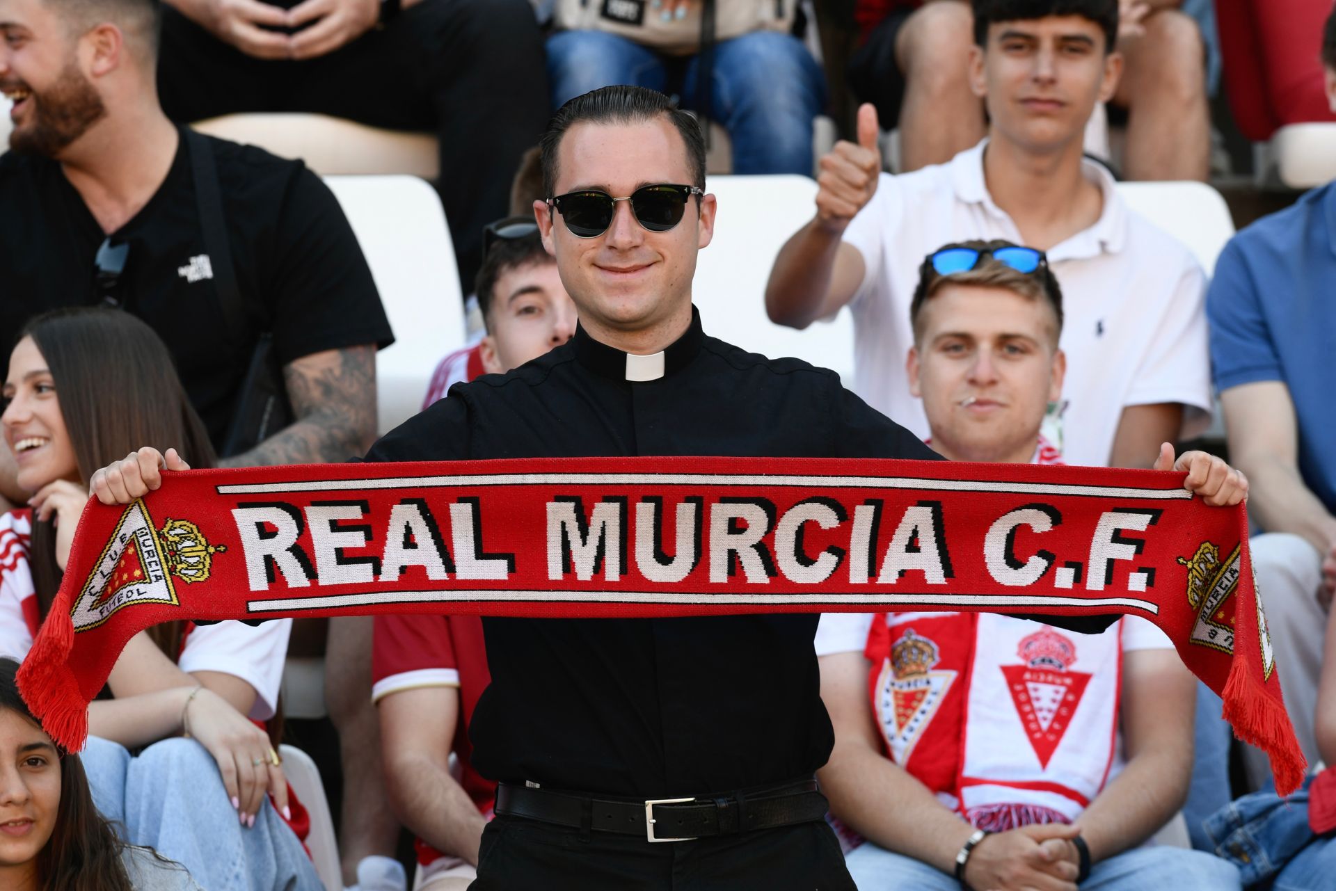 La victoria del Real Murcia frente al Villarreal B, en imágenes