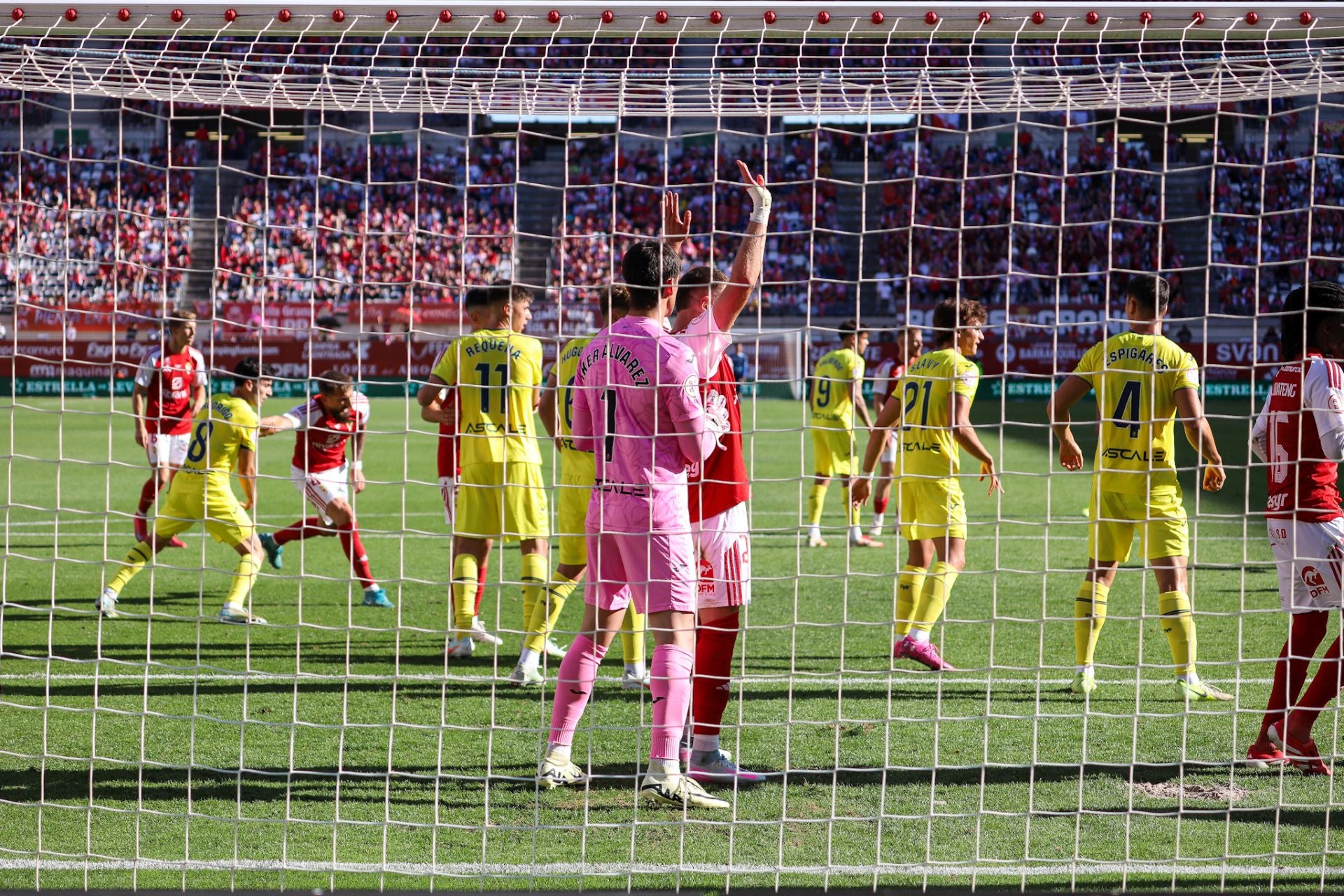 La victoria del Real Murcia frente al Villarreal B, en imágenes