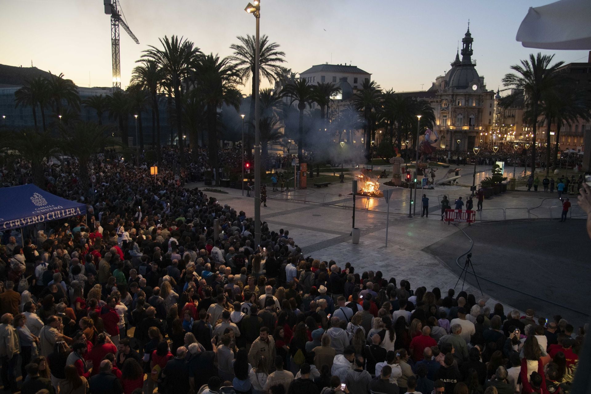 La despedida de las Fallas en Cartagena, en imágenes
