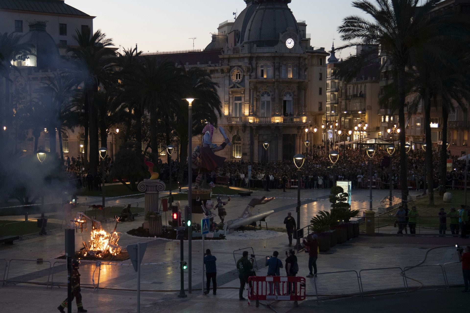 La despedida de las Fallas en Cartagena, en imágenes