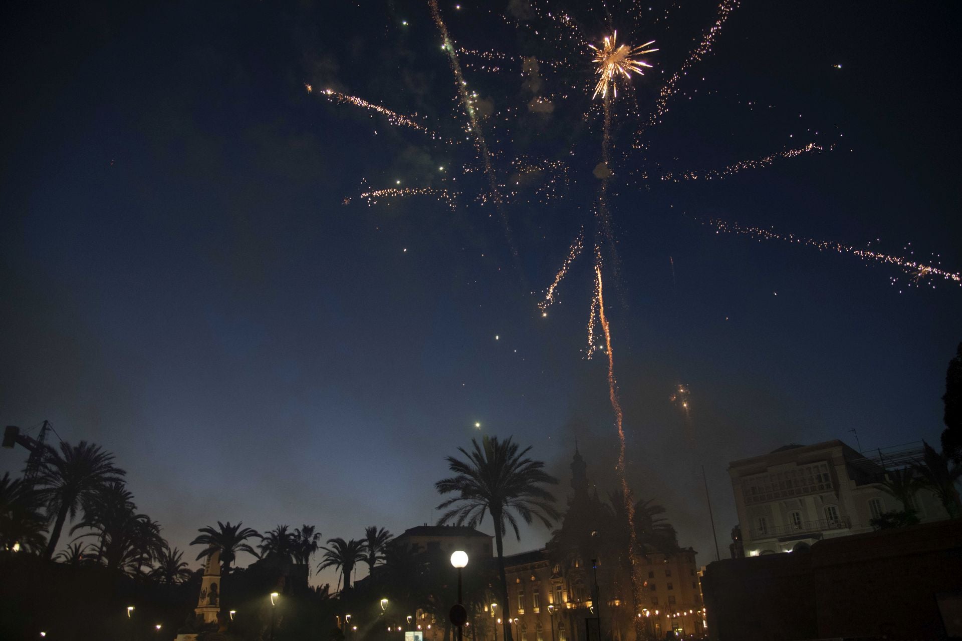 La despedida de las Fallas en Cartagena, en imágenes