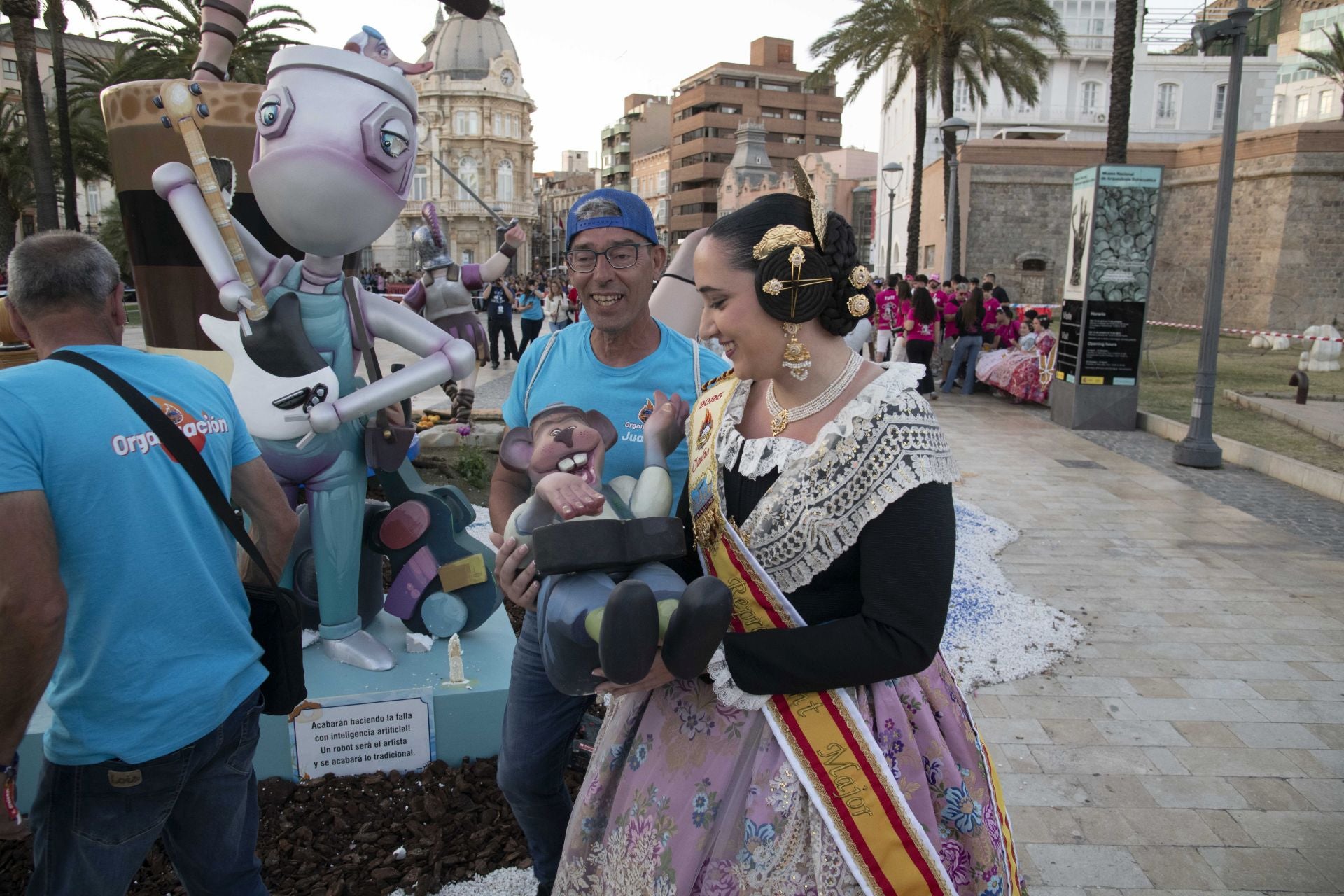 La despedida de las Fallas en Cartagena, en imágenes