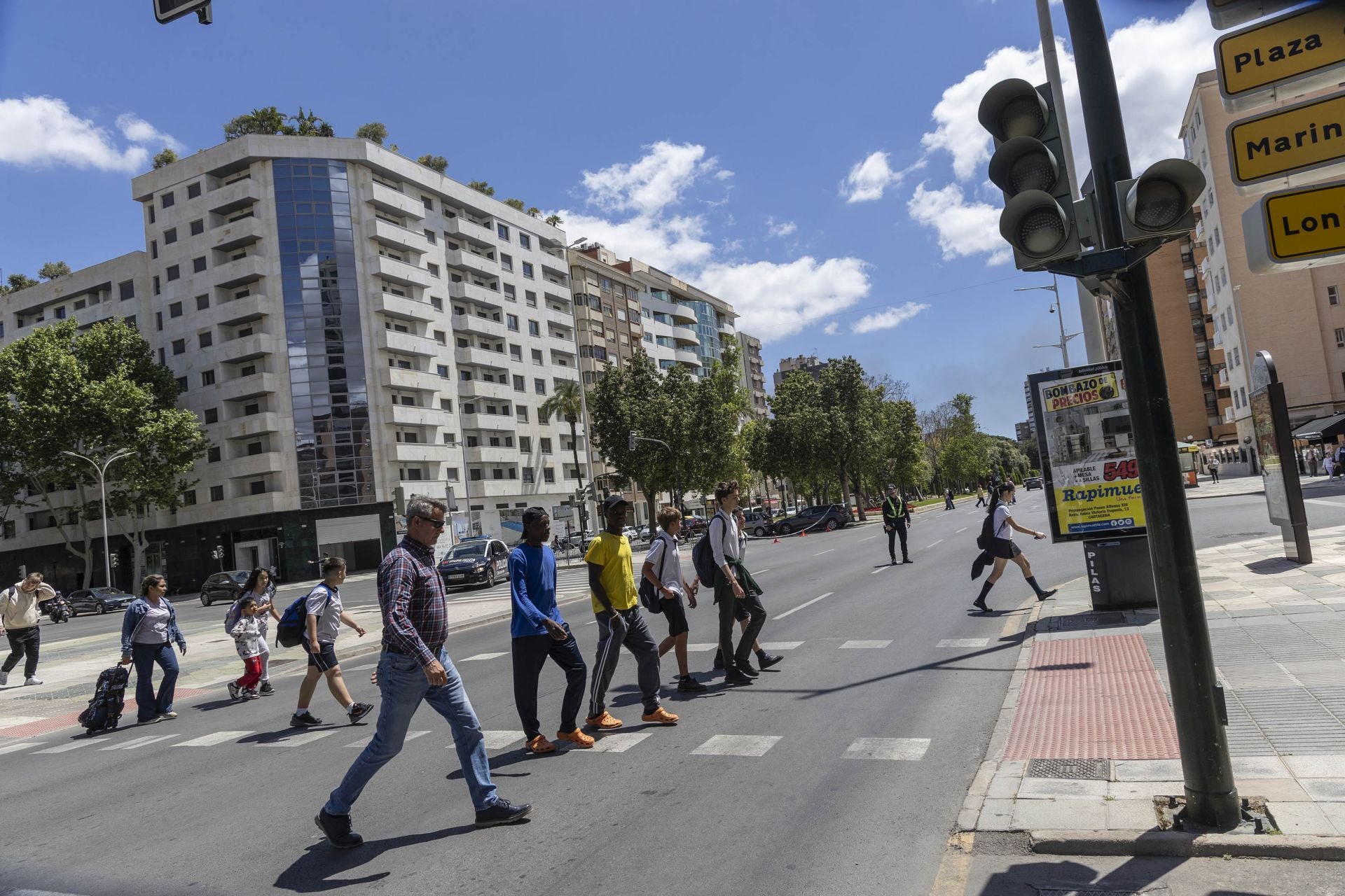 El apagón en Murcia, Cartagena y Lorca, en imágenes