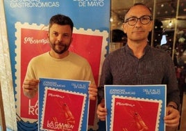 Alfonso Soler, presidente de Hosteaguilas, y José Antonio Cosentino, concejal de Turismo del Ayuntamiento de Águilas.