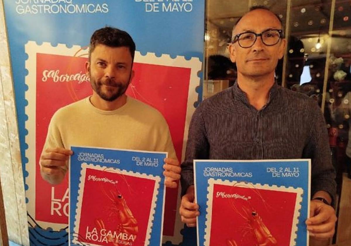 Alfonso Soler, presidente de Hosteaguilas, y José Antonio Cosentino, concejal de Turismo del Ayuntamiento de Águilas.