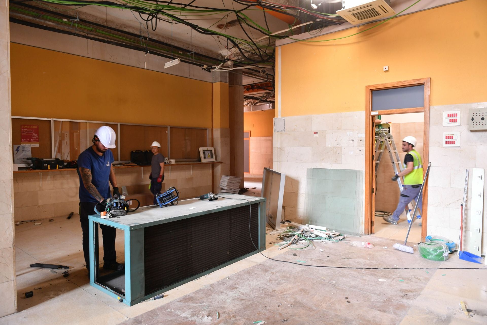 Las obras del aulario del campus de La Merced avanzan en los plazos previstos