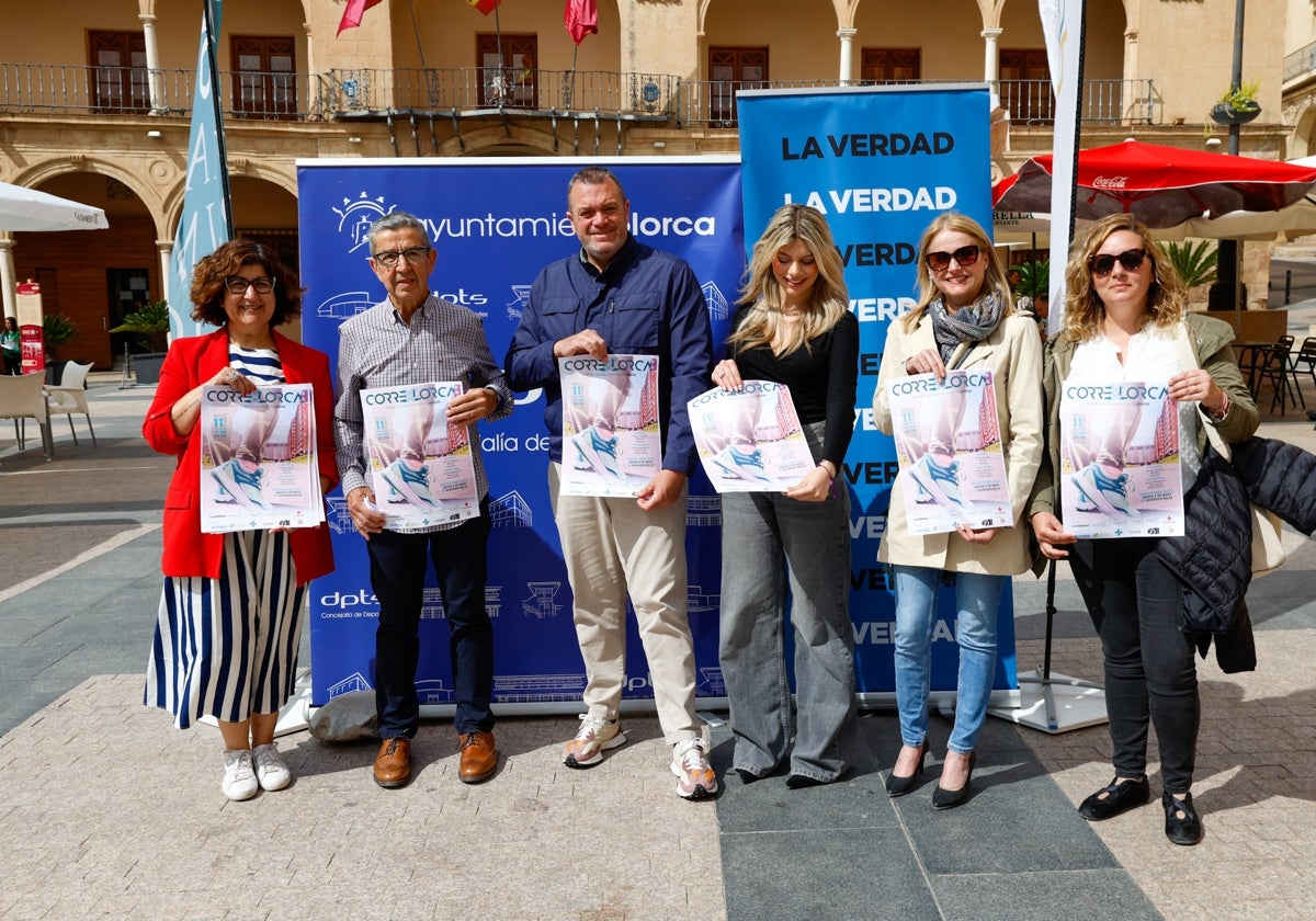 Presentación de la prueba solidaria 'Corre por Lorca'.