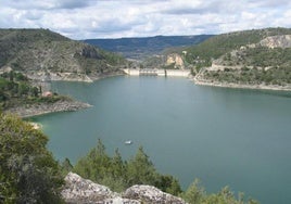 Embalse de Entrepeñas, en la cabecera del Tajo.