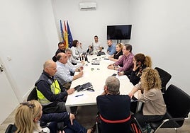 Cecopal de Orihuela, el lunes, para la coordinación de la emergencia ante el apagón eléctrico.