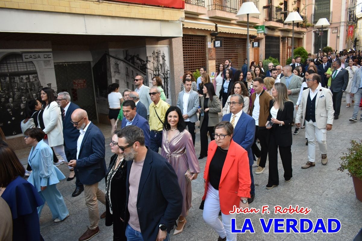 Imágenes del pasacalles previo al Pregón de Fiestas de Caravaca de la Cruz