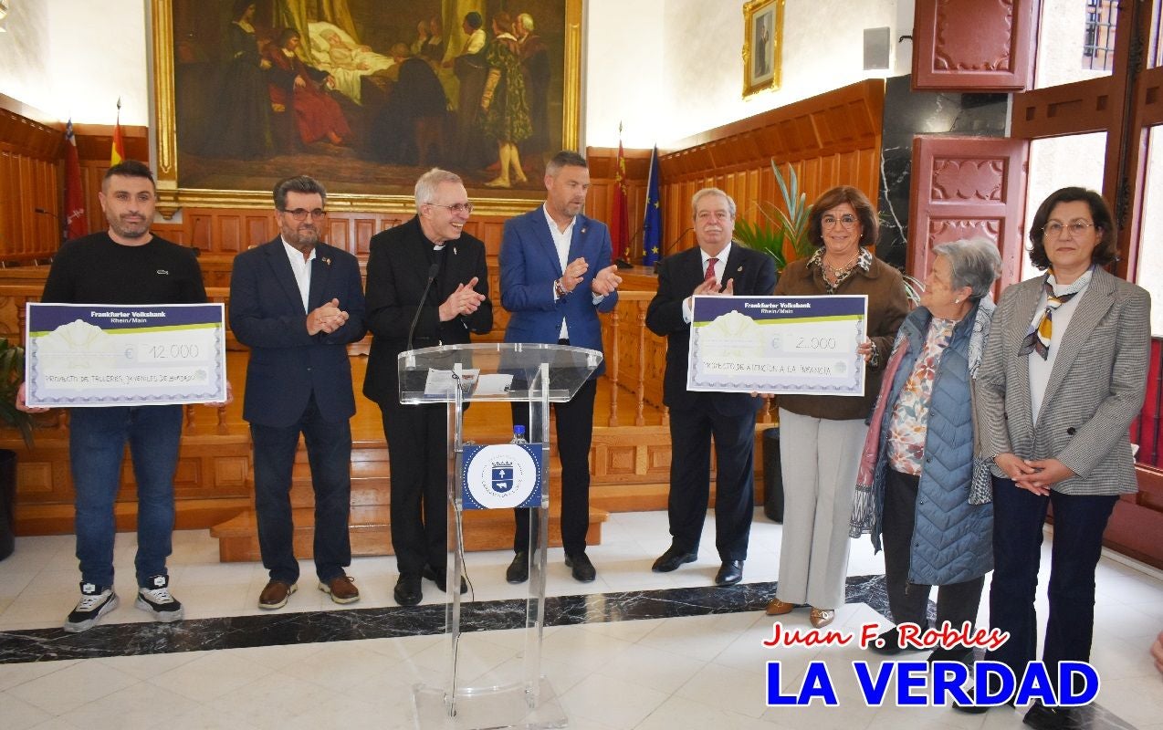 Recepción oficial al grupo de alemanes de Obertshausen en Caravaca de la Cruz