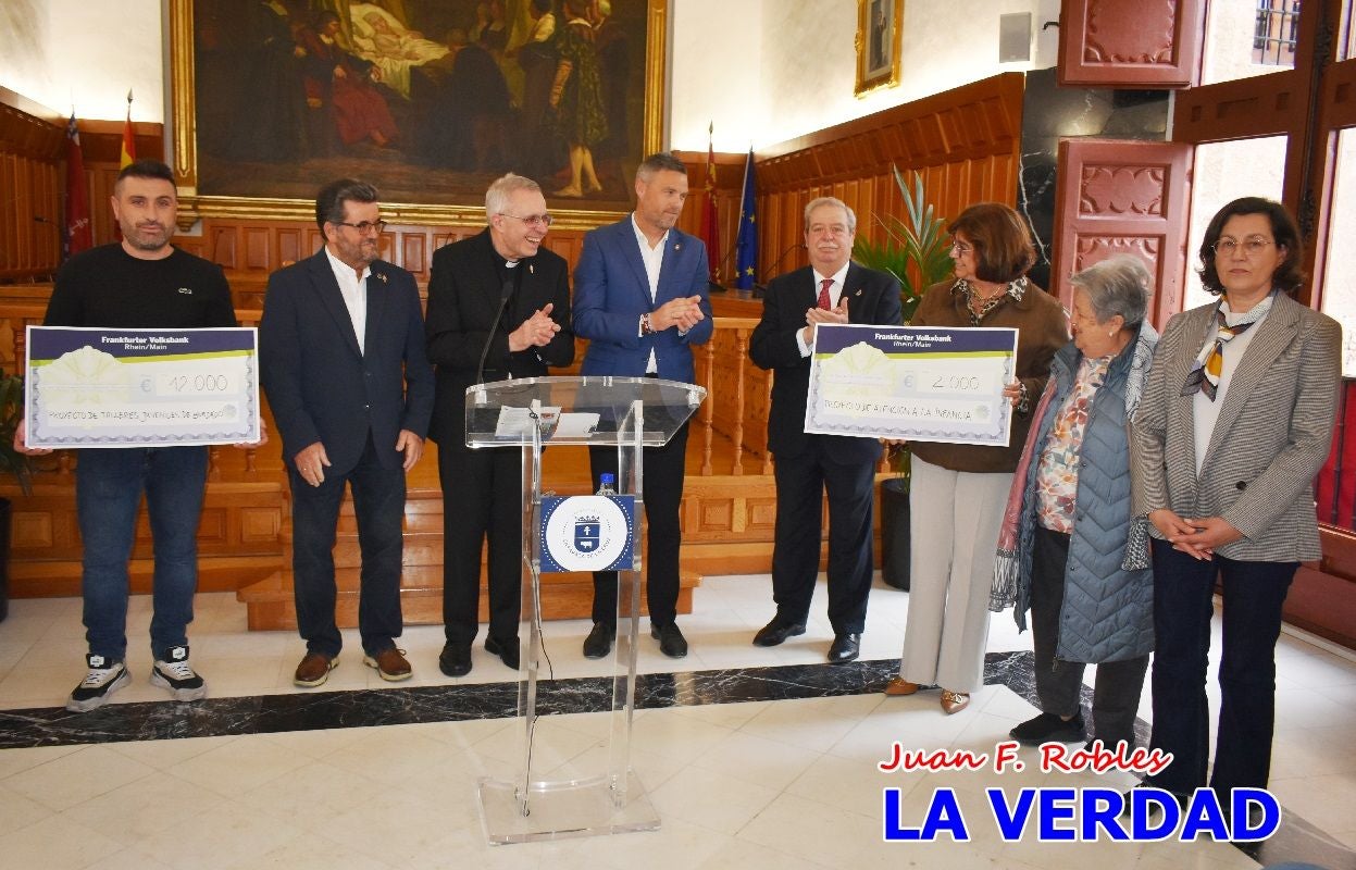 Recepción oficial al grupo de alemanes de Obertshausen en Caravaca de la Cruz
