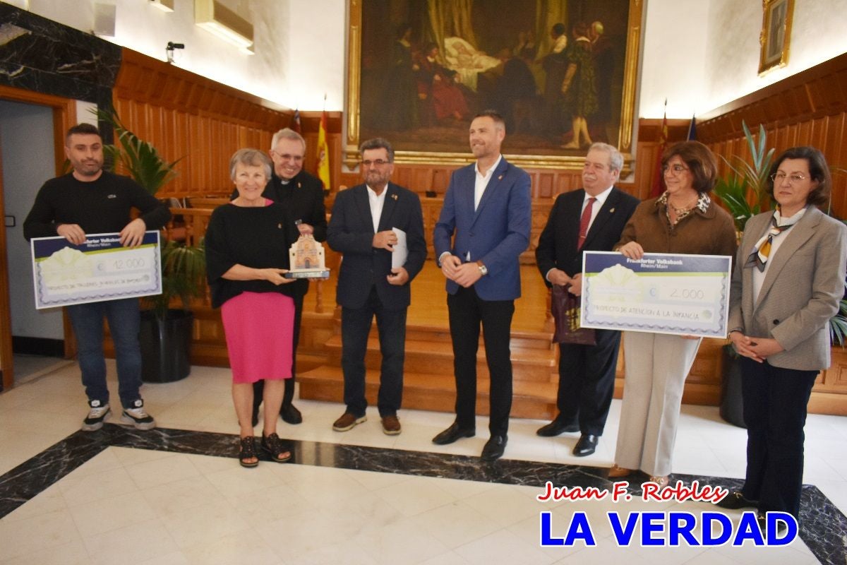 Recepción oficial al grupo de alemanes de Obertshausen en Caravaca de la Cruz