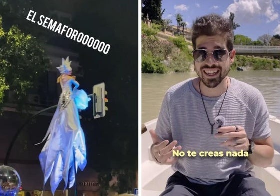 El meme (izq) y la explicación de su creador sobre lo sucedido (drcha).