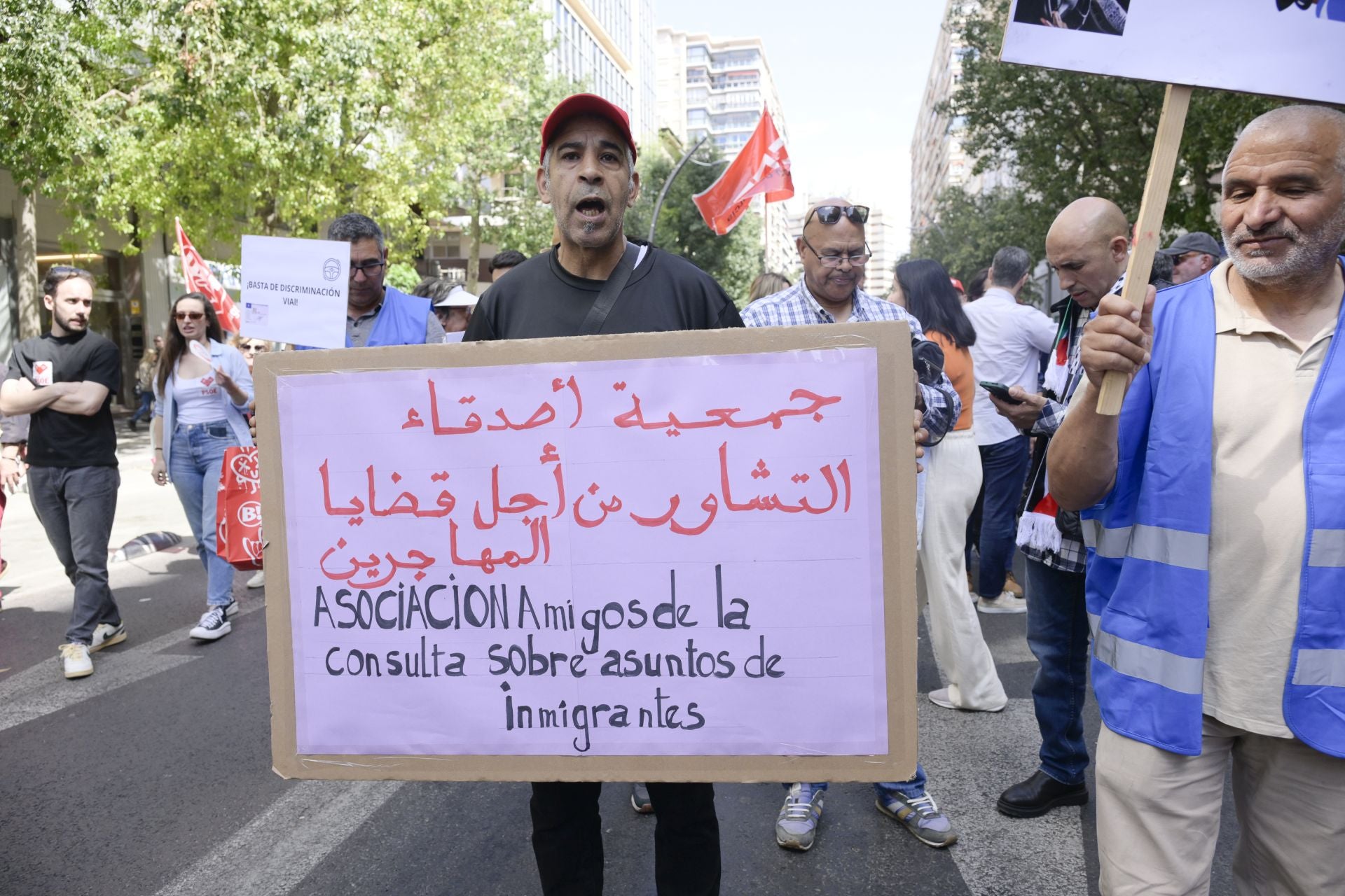 Las imágenes de la manifestación del Primero de Mayo en Murcia